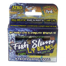 Atko Fish Slime Lip Balm-All Natural 3 Flavors-Carp Lips(unflavored), Bass Breath(Peppermint), Marlin Mouth(Citrus) (Fish Slime 3 Pack) Atko