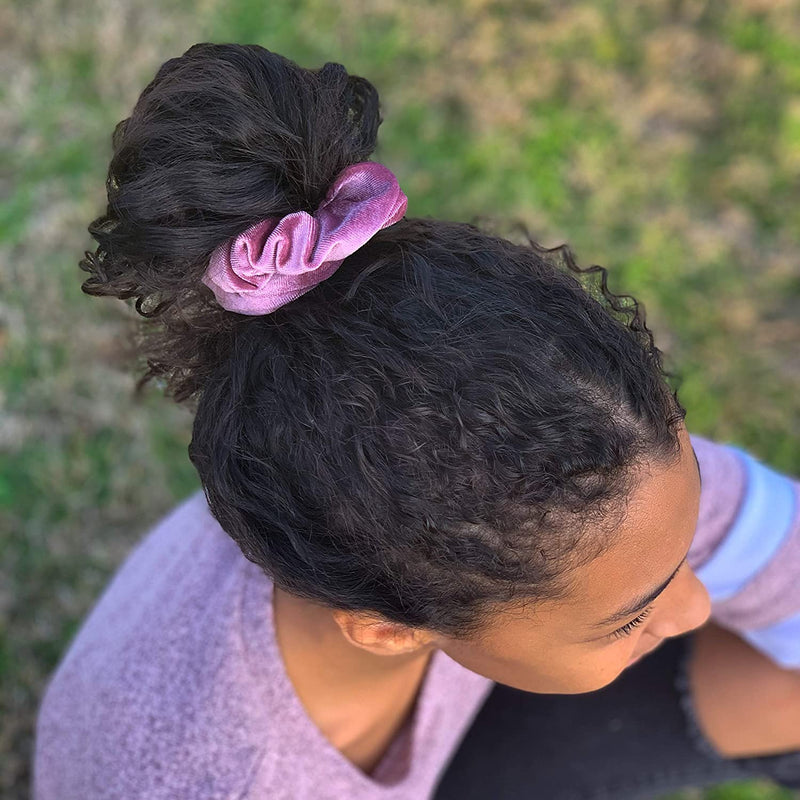 Scrunchie Stash Cream OG Hidden Pocket Soft Velvet Scrunchies VSCO Girl Hair Tie Secret Zipper - Women & Girls Gifts Storage Accessories Money, Keys, Makeup Holder Nonbranded