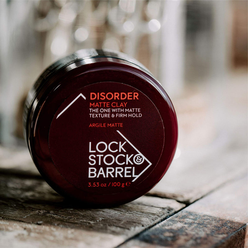 Lock Stock & Barrel Disorder Matte Clay For Men 100 g Lock Stock & Barrel