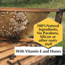 HummingBee Beeswax Lip Balm, Feel the Difference, Unscented, Unflavored, Natural Lip Care, 0.17 Ounce, Pack of 4 HummingBee