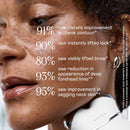 NuFACE Trinity+ Microcurrent Facial Device, Wrinkle Reducer + Effective Lip & Eye Attachment - FDA Cleared Face Toning Device for Targeted Treatment + Microcurrent Gel Activator & Silk Creme Infinity Warehouse