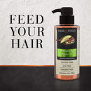 Hair Food Sulfate Free Shampoo and Conditioner Set, with Argan Oil and Avocado, Natural Ingredients, 17.9 Fl Oz Each Hair Food