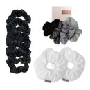 Kitsch Softer than Silk Satin Scrunchies, Velvet Scrunchies for Hair, and Ultra Soft Microfiber Hair Drying Scrunchies for Frizz Free, Heatless Hair Drying, Scrunchies Bundle Kitsch
