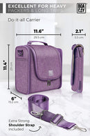 Extra Large Hanging Travel Toiletry Bag for Women and Men, Hygiene Bag, Bathroom and Shower Organizer Kit with Elastic Band Holders for Toiletries, Cosmetics, Makeup, Brushes BOACAY Store