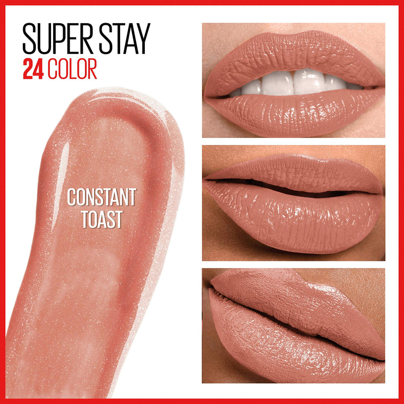 Maybelline New York Superstay 24, 2-step Lipcolor, Constant Toast 136 Maybelline New York