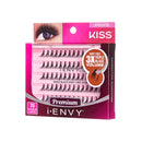i-Envy Kiss Premium Knot Free 70 Individual Lashes (Triple Black- Short) KISS