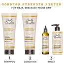 Carol’s Daughter Goddess Strength Fortifying Paraben Free Conditioner with Castor Oil, Black Seed Oil and Ginger, For Weak, Breakage Prone Hair, 11 fl oz Carol's Daughter