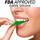 IXO Aligner Seater Chewies With Grip Handle for Invisalign Aligners, Mint Scent, with Resealable Bag (10PCs) (Green) IXO