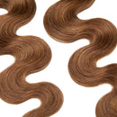 20 PCS Rooted Tape In Hair Extensions Real Human Hair Invisible Seamless Skin Weft Body Wave Highlight Double Side Tape Remy Human Hair Extensions Wavy For Women (24'',50g/20pcs,