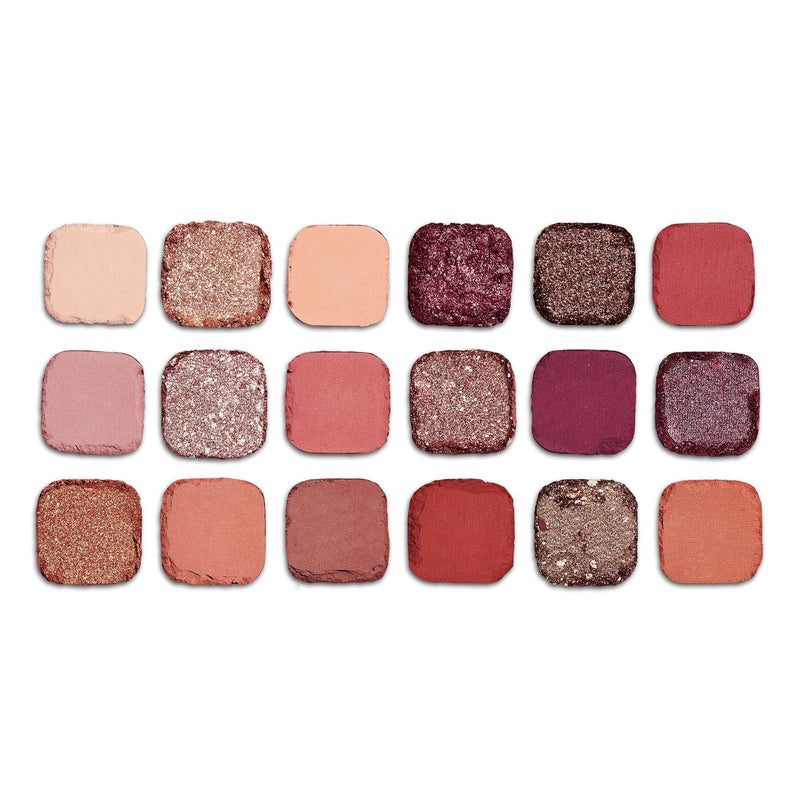 Makeup Revolution Forever Flawless Eyeshadow Palette, Allure, Matte & Shimmer Hues, 18 Pigment-Rich Shades, Vegan & Cruelty-Free, 0.52 Oz Makeup Revolution