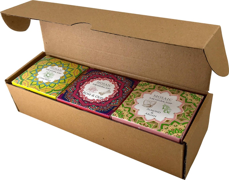 Mosaic All Natural Soaps w/Organic Ingredients, Shampoo Bar Soap, Vegan Soap, Cold Pressed, Hand Soap, Body Soap Bars for Men and Women, Moisturizing, Soap Bar Gift Set 4.0 oz (PREMIUM 1) AnatoliaDaphne