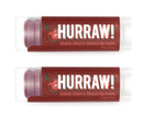 Hurraw! Black Cherry Tinted Lip Balm, 2 Pack: Organic, Certified Vegan, Cruelty and Gluten Free. Non-GMO, 100% Natural Ingredients. Bee, Shea, Soy and Palm Free. Made in USA HURRAW!