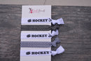 Infinity Collection Hockey Hair Accessories, Hockey Hair Ties, No Crease Hockey Hair Elastics Set Infinity Collection