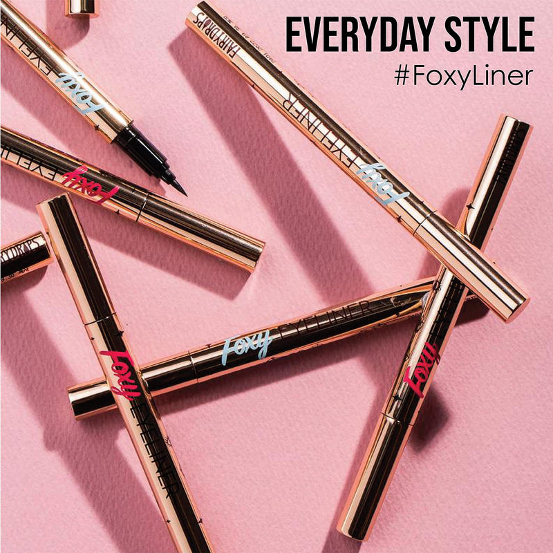 FAIRYDROPS FOXY Eyeliner | Waterproof Brown Eyeliner | Smudge Proof Japanese Liner | Made in Japan FAIRYDROPS