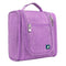 PAVILIA Hanging Travel Toiletry Bag Women Men | Cosmetic, Makeup Organizer Kit for Toiletries Accessories, Bathroom Hygiene, Water Resistant(Purple) PAVILIA