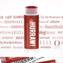 Hurraw! Black Cherry Tinted Lip Balm: (Sheer Red Tint) Organic, Certified Vegan, Cruelty and Gluten Free. Non-GMO, 100% Natural Ingredients. Bee, Shea, Soy and Palm Free. Made in USA HURRAW!