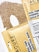 ACURE Foil Time Firming Gold Foil Mask Single, 0.67 Fl Oz Acure