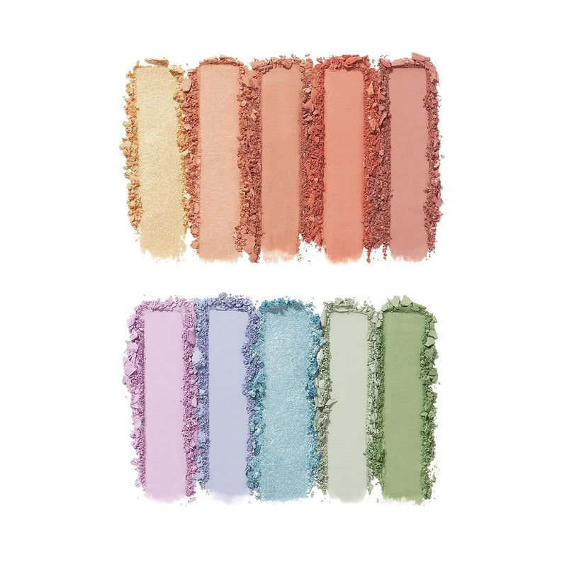 e.l.f. Perfect 10 Eyeshadow Palette, Ten Ultra-Pigmented Bright & Colorful Shades, Blendable Formula, Vegan & Cruelty-Free, So Bright Now - Infinity Warehouse