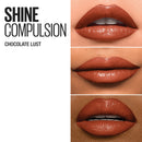 Maybelline New York Color Sensational Shine Compulsion Lipstick Makeup, Chocolate Lust, 0.1 Ounce Maybelline New York