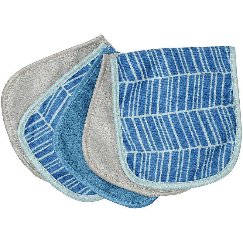 S&T INC. Always Off Reusable Makeup Remover cloths, 6” X 12”, Solid and Print, 5 Pack S&T INC. Store