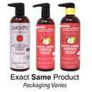 PURA D'OR Apple Cider Vinegar Thin2Thick Set (2 x 16oz) ACV Shampoo & Conditioner, Clarifying, Detox Biotin, Keratin, Caffeine, Castor Oil, All Hair Type, Men/Women (Packaging may vary), Red, (84059) PURA D'OR