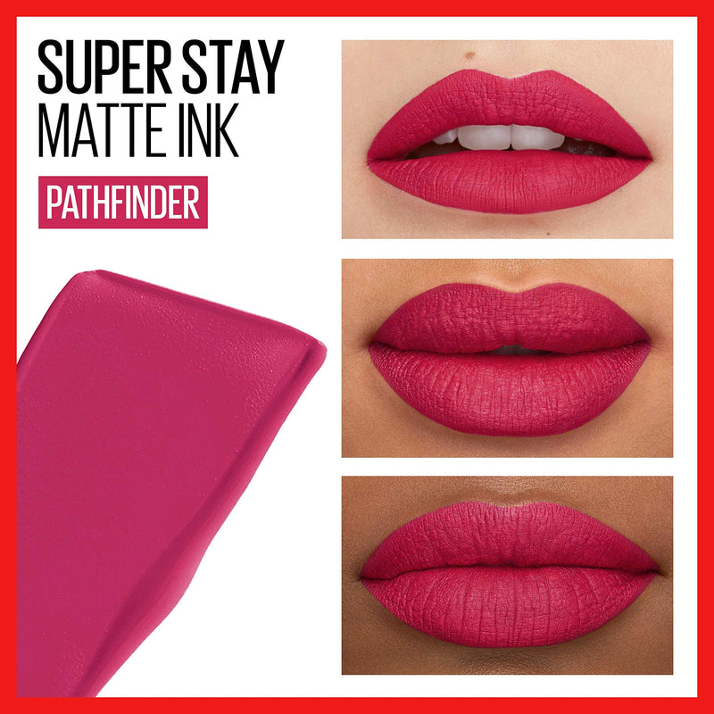 Maybelline New York SuperStay Matte Ink Liquid Lipstick, Pathfinder, 0.17 Ounce Maybelline New York