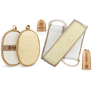 Premium Exfoliating Loofah Pad Body Scrubber and Back Loofah Scrubber, Made with Natural Egyptian Shower Loofah Sponge That Gets Your Body Clean ALMOONI