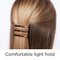 Goody Hair Barrettes Clips - 4 Count, Mock Tort - Slideproof and Lock-In Place - Suitable for All Hair Types - Pain-Free Hair Accessories for Men, Women, Boys, and Girls - All Day Comfort GOODY
