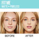 Maybelline New York Fit Me Matte + Poreless Liquid Foundation, Pouch Format, 128 Warm Nude, 1.3 Ounce Maybelline New York