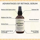 Retinol Serum 2.5% for Face & Eyes (2 oz) with Vitamin A, E, Hyaluronic Acid & Green Tea for Anti-Aging, Fine Lines & Wrinkles. Best Brightening Facial Serum for Day & Night use by Simplified Skin Simplified Skin