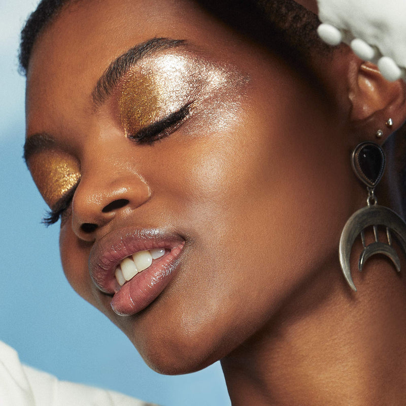 e.l.f., Liquid Glitter Eyeshadow, Long Lasting, Quick-Drying, Opaque, Gel-Based Formula, Creates High-Impact, Multi-Dimensional Eye Looks, Flirty Birdy, 0.10 Fl Oz e.l.f.