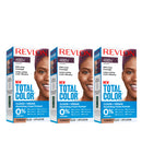 REVLON Total Color Permanent Hair Color, Clean and Vegan, 100% Gray Coverage Hair Dye, 48 Burgundy, 10.2 oz (Pack of 3) REVLON