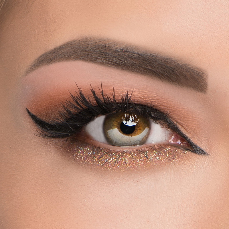 GLITTIES - Copper - Cosmetic Fine (.008") Mixed Glitter Powder - Make Up, Body, Face, Hair, Lips, Nails - (10 Gram Jar) Glitties