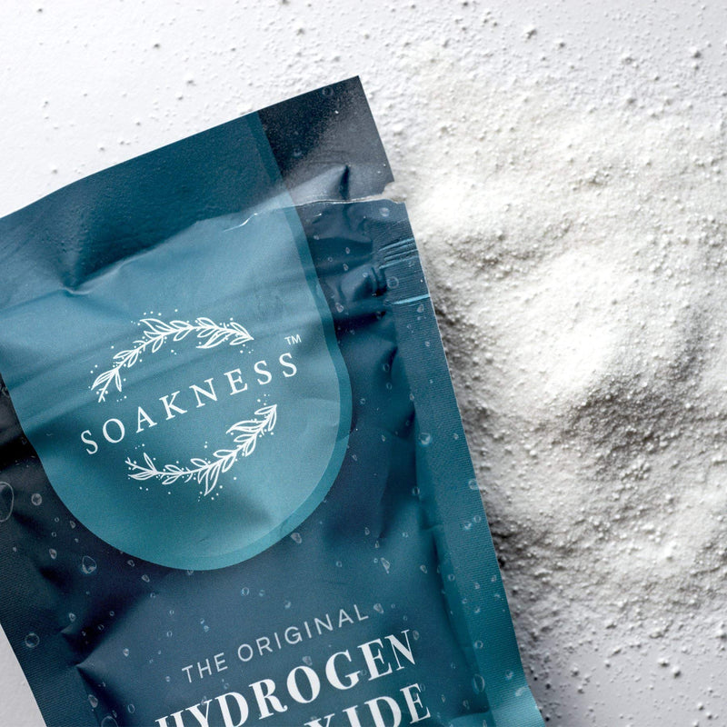 Hydrogen Peroxide Bath Epsom Salt - Dead Sea Salts Clay Eucalyptus Colloidal Oatmeals & Hydrogen Peroxide (2) Pack Soakness