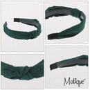 Light Grey Solid Turban Knot Headband Hair Band for Ladies Motique Accessories