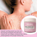 Malibu Organics Himalayan Scrub – All-Natural Body Exfoliant with Collagen and Stem Cells - Organic Body Scrub to Exfoliate and Moisturize Skin – Deep Cleansing Himalayan Pink Salt Scrub – 8.8oz Malibu Organics