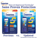 Coppertone SPORT Sunscreen Lip Balm, SPF 50 Sunscreen for Lips, Water Resistant Lip Sunscreen SPF 50, Skin Protectant, 0.13 Oz Tube Coppertone