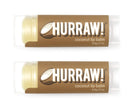 Hurraw! Coconut Lip Balm, 2 Pack: Organic, Certified Vegan, Cruelty and Gluten Free. Non-GMO, 100% Natural Ingredients. Bee, Shea, Soy and Palm Free. Made in USA HURRAW!