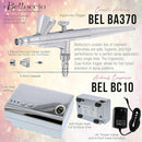 Belloccio Airbrush Cosmetic Makeup System with a MASTER SET of All 17 Foundation Shades plus Blush, Shimmer and Bronzer All in 1/2 oz bottles Infinity Warehouse