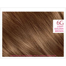 L'Oreal Paris Excellence Creme Permanent Hair Color, 6G Light Golden Brown, 100 percent Gray Coverage Hair Dye, Pack of 1 L'Oreal Paris