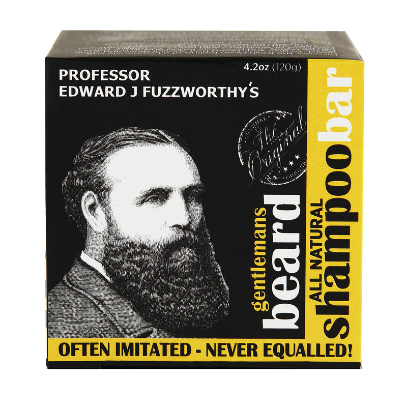 Professor Fuzzworthy Men’s Essential Beard Care Grooming Kit - Beard Shampoo & Boar Bristle Beard Brush - Best Travel Gift Set | 100% Natural & Zero Waste | Organic Ingredients Sulfate & Paraban Free Beauty and the Bees