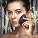 Konjac Sponge for Face - All Natural and Reusable - Konjac Facial Sponge with Activated Bamboo Charcoal - Gentle Exfoliating and Cleaning for All Skin Types - Biodegradable - Black By MILLY