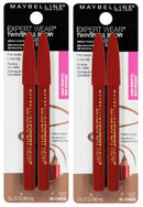 Maybelline New York Expert Wear Twin Brow & Eye Pencils Makeup, Blonde, 2 Count (Pack of 2) Maybelline New York