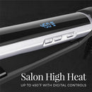 Remington Pearl Pro Ceramic Flat Iron Hair Straightener, 1-inch Floating Plates, Fast 30 Second Heat up, Black & White Infinity Warehouse