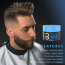 L3 - Hair Gel - Super Strong Hold - Flake Free - Long Lasting Shine - For Men and Women - Level 3 Gel - Add Volume and Texture (250 ML) L3