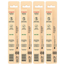 Colgate Charcoal Bamboo Toothbrushes, Eco Friendly Natural Bamboo Handle, Soft, 4 Count Colgate Store