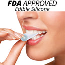 IXO Aligner Seater Chewies for Invisalign Aligners, Unscented, Bulk Pack in Resealable Bag (10 PCs) (White) IXO