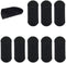 HAIR GRIPPERS BUNDLE PACK 8PCS for Men and Women - Salon and Barber, Hair Clips for Styling, Hair holder Grips BLACK HAIR GRIPPERS Store