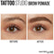 Maybelline TattooStudio Brow Pomade Long Lasting, Buildable, Eyebrow Makeup, Medium Brown, 1 Count Maybelline New York