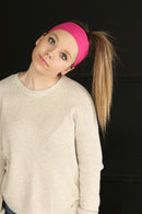Kenz Laurenz Soft and Stretchy Elastic Cotton Headbands, Pack of 12, Available in LOTS of COLORS (12 Black) Kenz Laurenz
